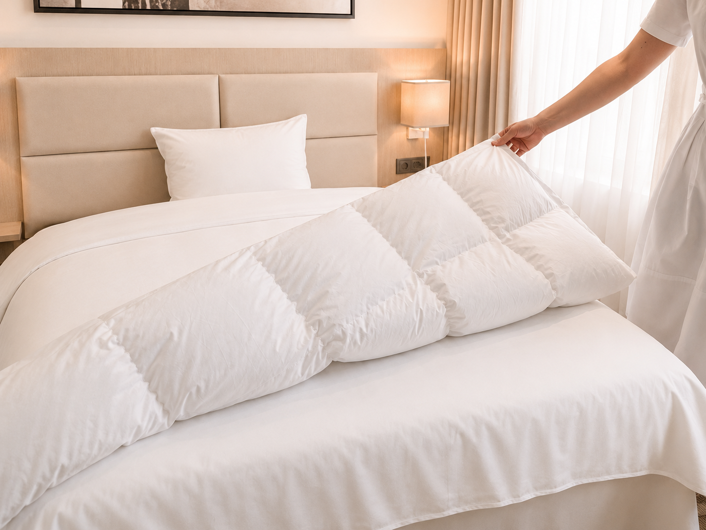 Hungarian Goose Down Duvet 200 × 200 cm | Medium Warm | Sleeplandia